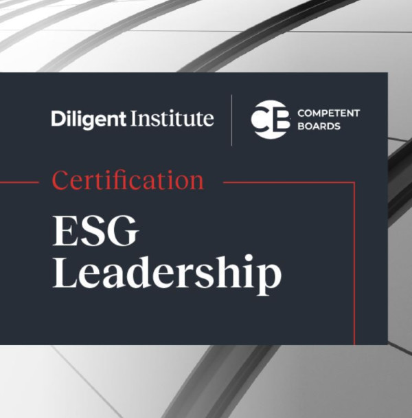 ESG Certification for Effective Leadership | Diligent