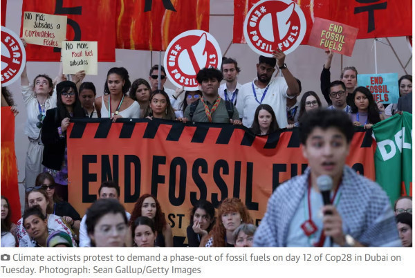Last-ditch attempt to forge fresh Cop28 deal after original rejected  | Cop28 | The Guardian