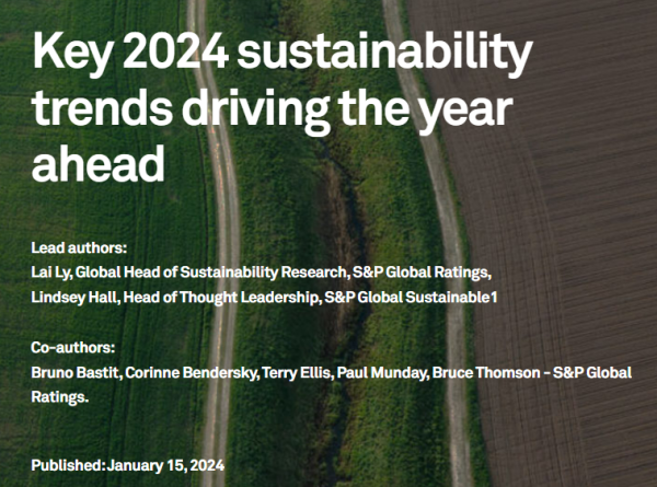 Key 2024 sustainability trends driving the year ahead | S&P Global