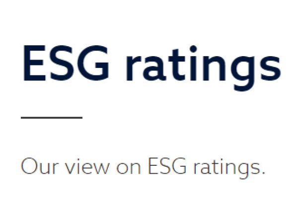 ESG ratings | Norges Bank Investment Management