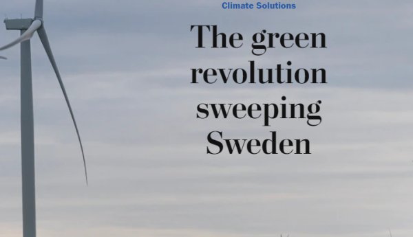 Sweden's green revolution in response to climate change - Washington Post