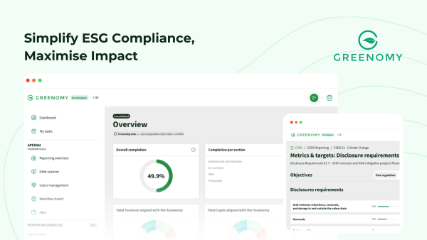 ESG & Sustainability Reporting Software | Greenomy