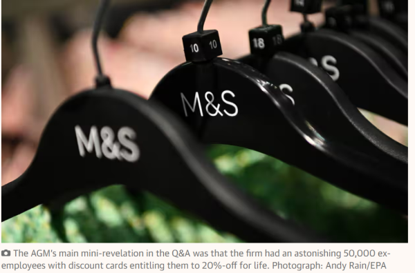 M&S gets it right (finally) on annual meetings. Others should make an effort | Nils Pratley | The Guardian