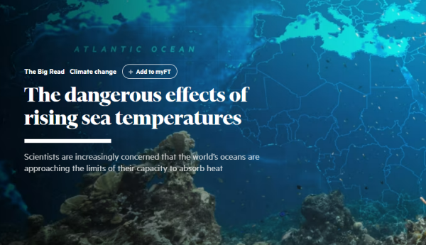 The dangerous effects of rising sea temperatures