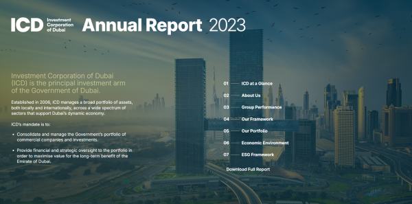 Annual Report 2023 | Investment Corporation of Dubai (ICD)