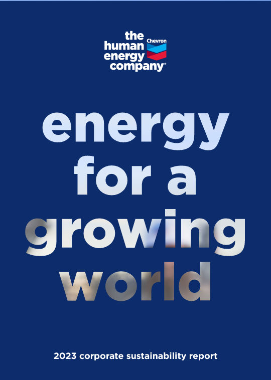 2023 Corporate Sustainability Report | Chevron