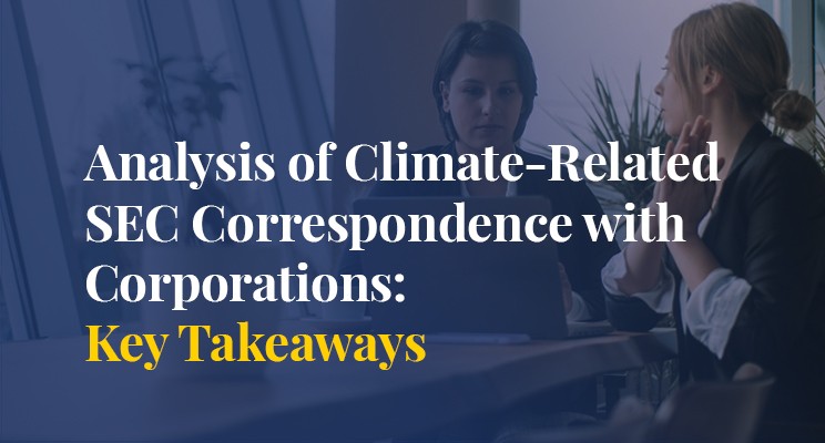 Analysis of Climate-Related SEC Correspondence with Registrants