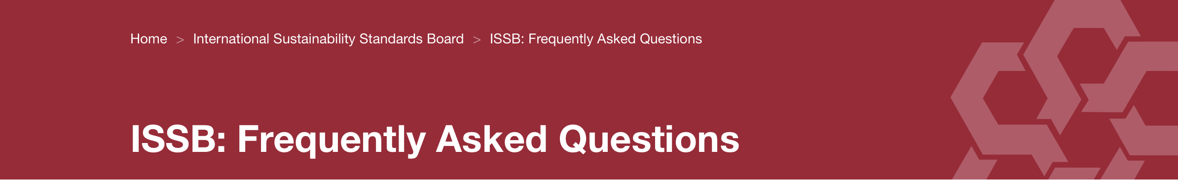 IFRS  ISSB Frequently Asked Questions