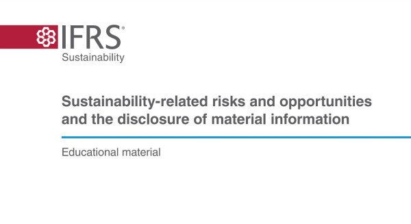 Sustainability-related risks and opportunities and the disclosure of material information