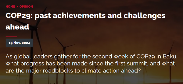 Energy Climate Intelligence Unit | COP29 past achievements and